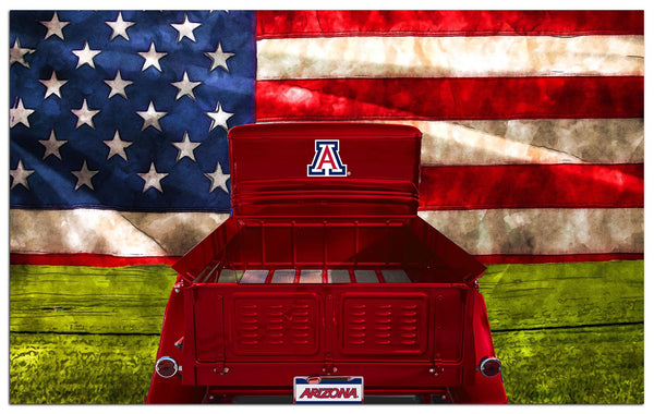 Wholesale C2072-Patriotic Retro Truck 11x19 / C2072-Arizona