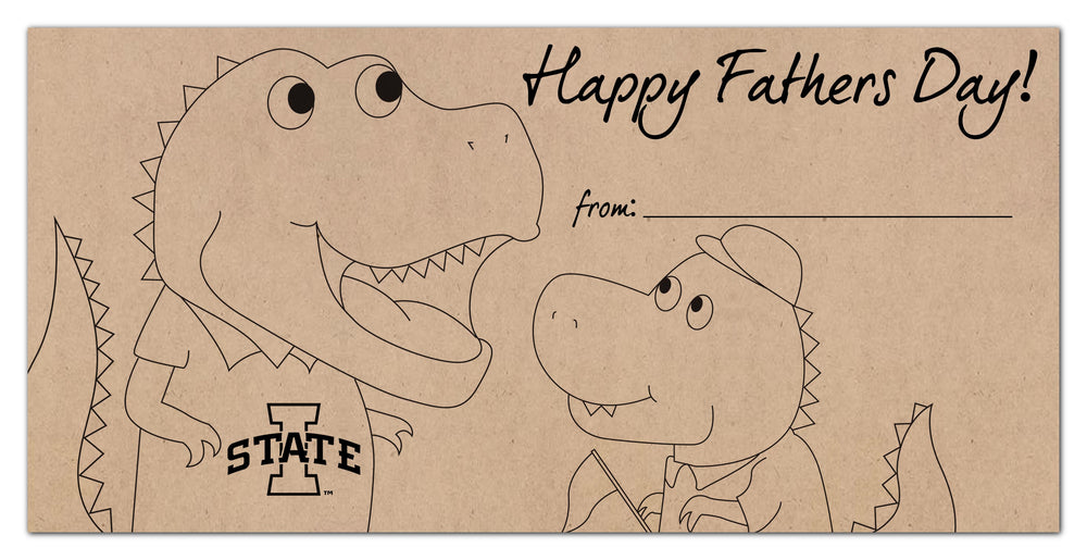 Wholesale C1081-Father's Day Color-In 6x12 / C1081-Iowa State