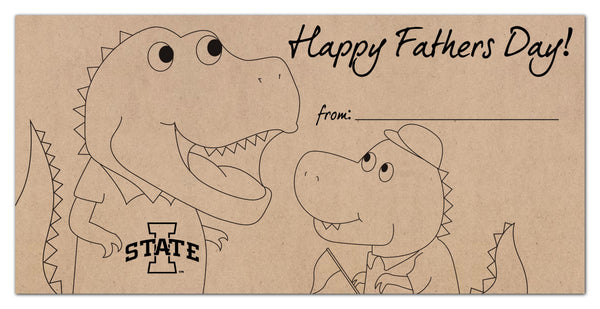 Wholesale C1081-Father's Day Color-In 6x12 / C1081-Iowa State