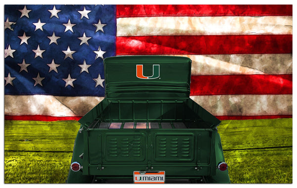 Wholesale C2072-Patriotic Retro Truck 11x19 / C2072-Miami