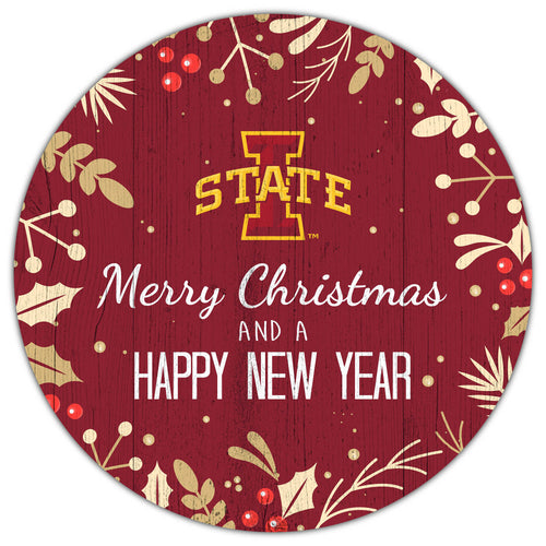 Wholesale C1049-Merry Christmas 12in Circle / C1049-Iowa State
