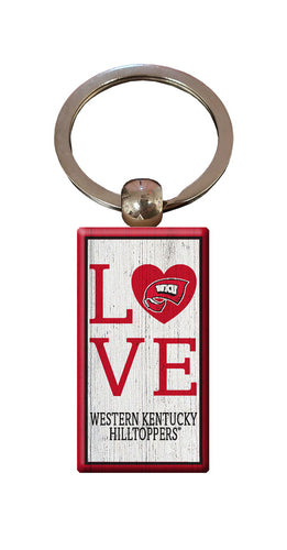 Wholesale C2057-Love Keychain / C2057-Western Kentucky