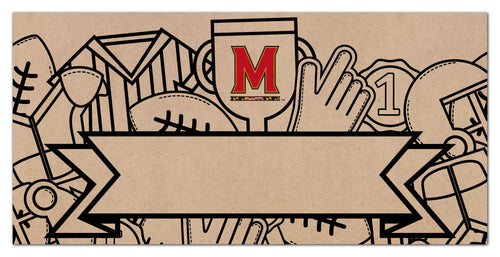 Wholesale C1082-Name Banner Color-In 6x12 / C1082-Maryland