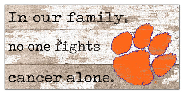 Wholesale C1094-No One Fights Alone 6x12 / C1094-Clemson
