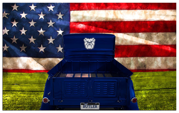 Wholesale C2072-Patriotic Retro Truck 11x19 / C2072-Butler