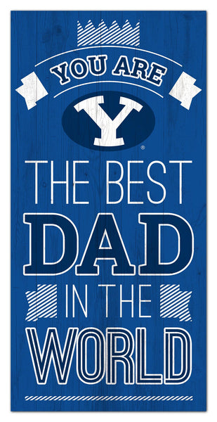 Wholesale C1079-Best Dad in the world 6x12 / C1079-BYU