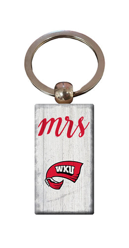 Wholesale C2059-Script Mrs Keychain / C2059-Western Kentucky