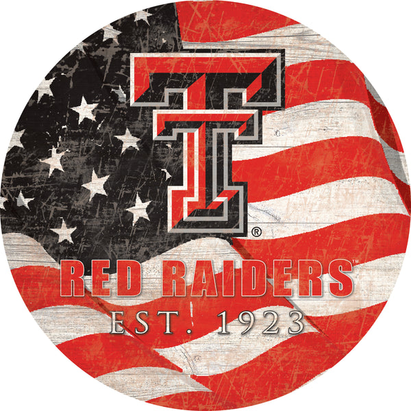 Wholesale C1058-Team Color Flag 12in / C1058-Texas Tech