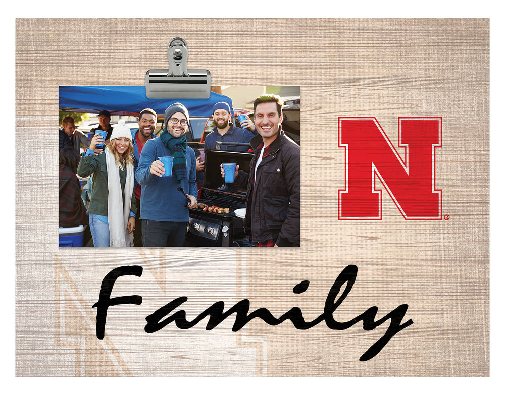 Wholesale C1086-Family Burlap Clip Frame / C1086-Nebraska