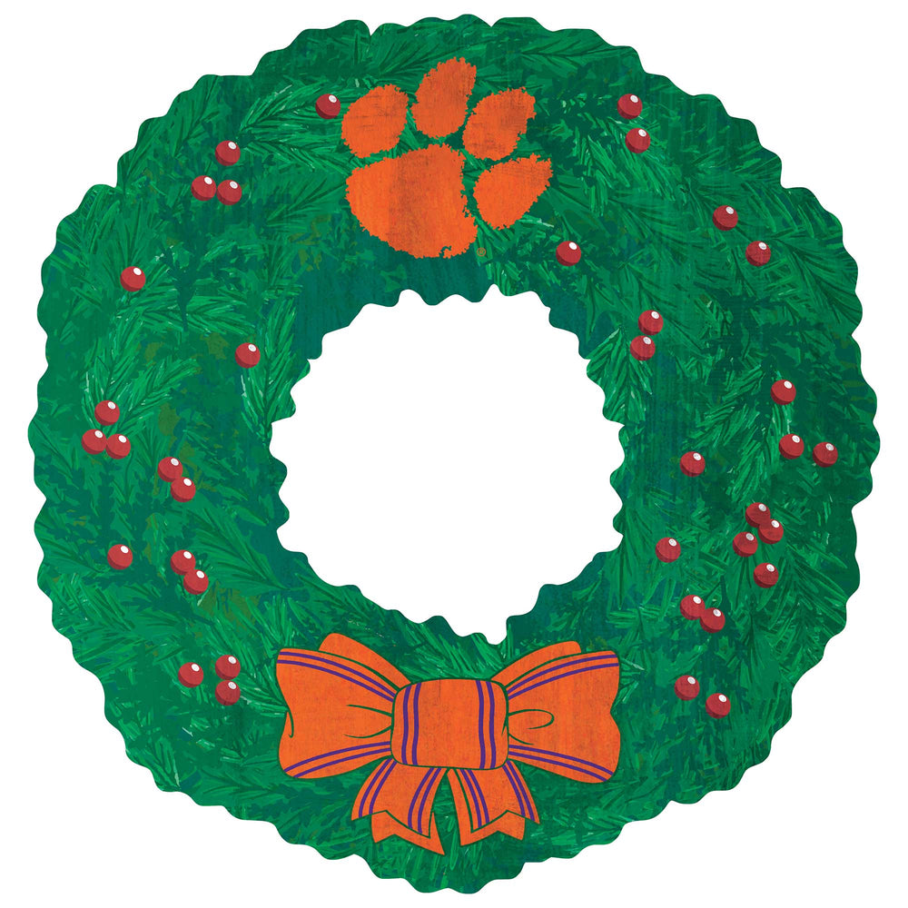 Wholesale C1048-Team Wreath / C1048-Clemson