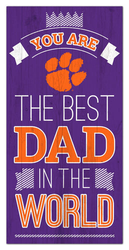 Wholesale C1079-Best Dad in the world 6x12 / C1079-Clemson