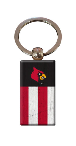 Wholesale C2055-Rectangle Flag Keychain / C2055-Louisville