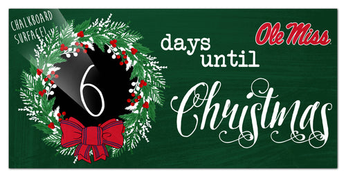 Wholesale C1050-Chalk Christmas Countdown 6x12 / C1050-Ole Miss