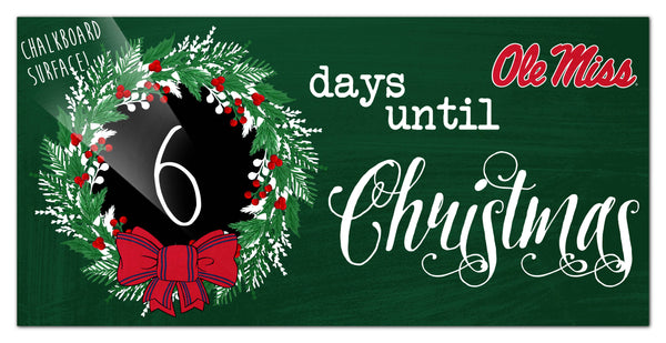 Wholesale C1050-Chalk Christmas Countdown 6x12 / C1050-Ole Miss