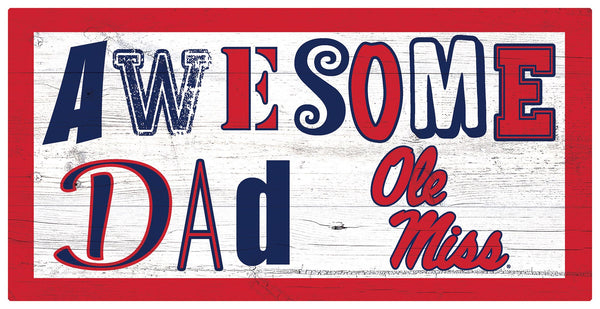 Wholesale C2018-Awesome Dad 6x12 / C2018-Ole Miss