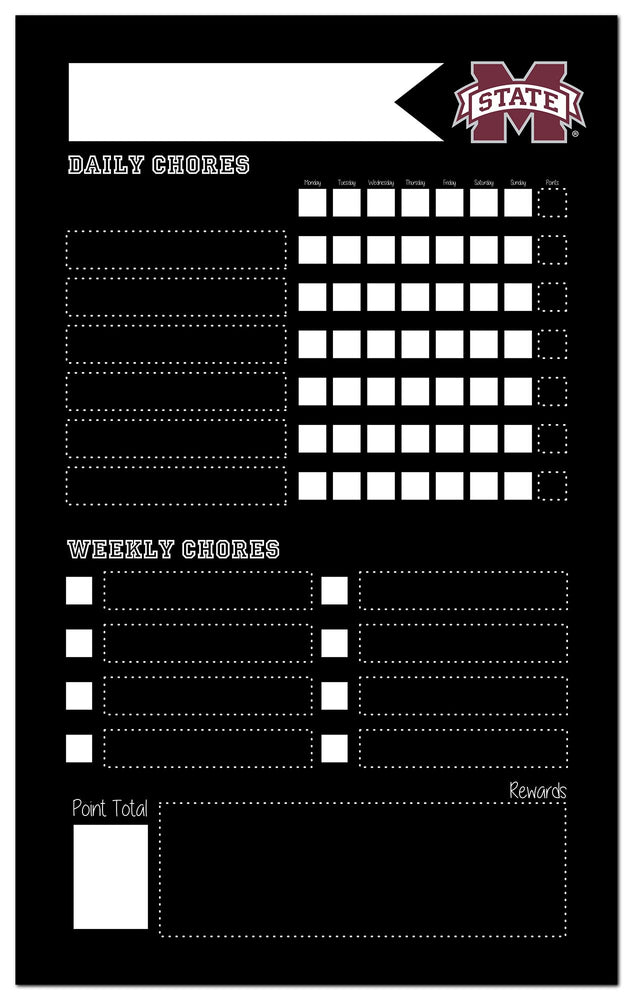 Wholesale C2021-Chores Chalkboard 11x19 / C2021-Mississippi State