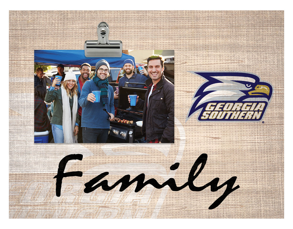Wholesale C1086-Family Burlap Clip Frame / C1086-Georgia Southern