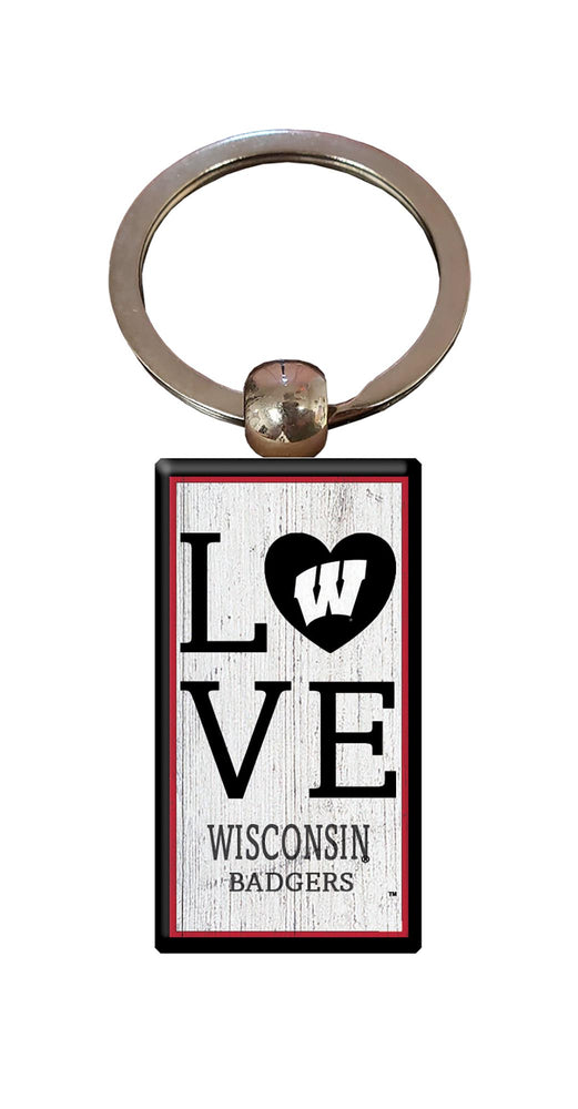 Wholesale C2057-Love Keychain / C2057-Wisconsin