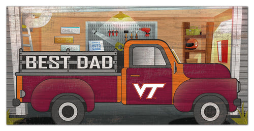 Wholesale C1078-Best Dad Truck 6x12 / C1078-Virginia Tech