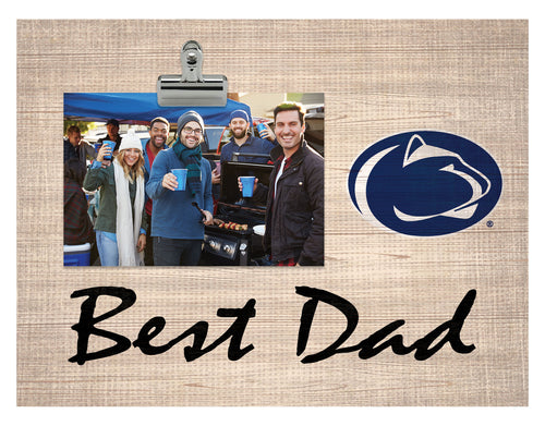 Wholesale C1090-Best Dad Burlap Clip Frame / C1090-Penn State