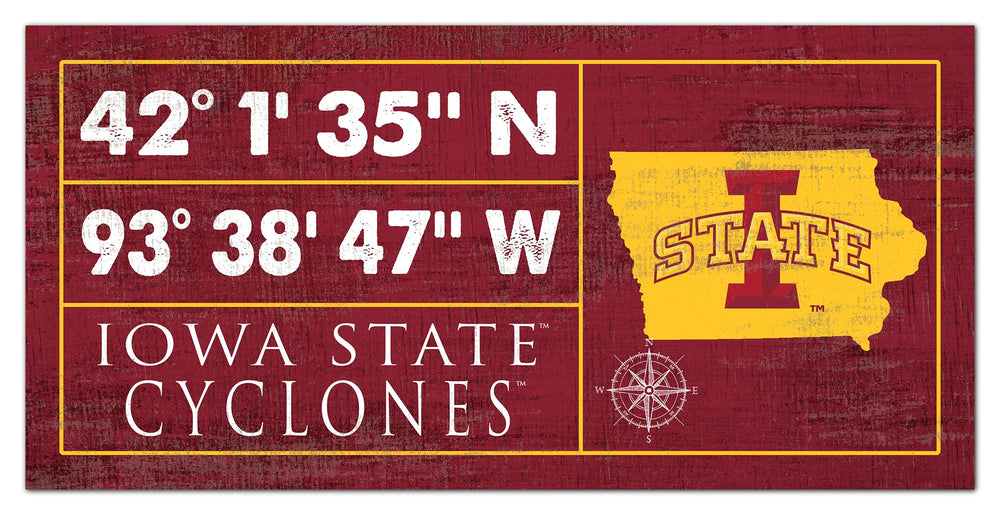 Wholesale C2047-Cordinates 6x12 / C2047-Iowa State