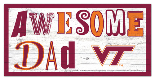 Wholesale C1089-Awesome Dad 6x12 / C1089-Virginia Tech