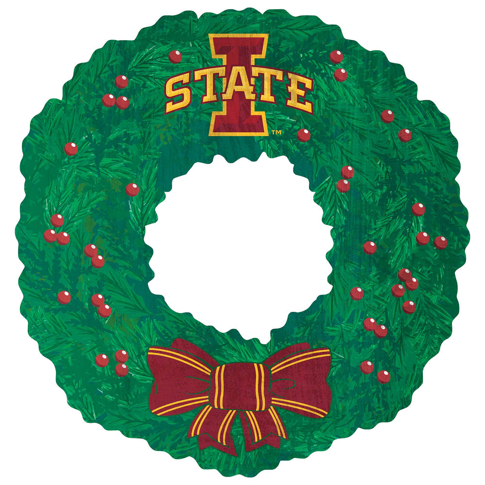 Wholesale C1048-Team Wreath / C1048-Iowa State
