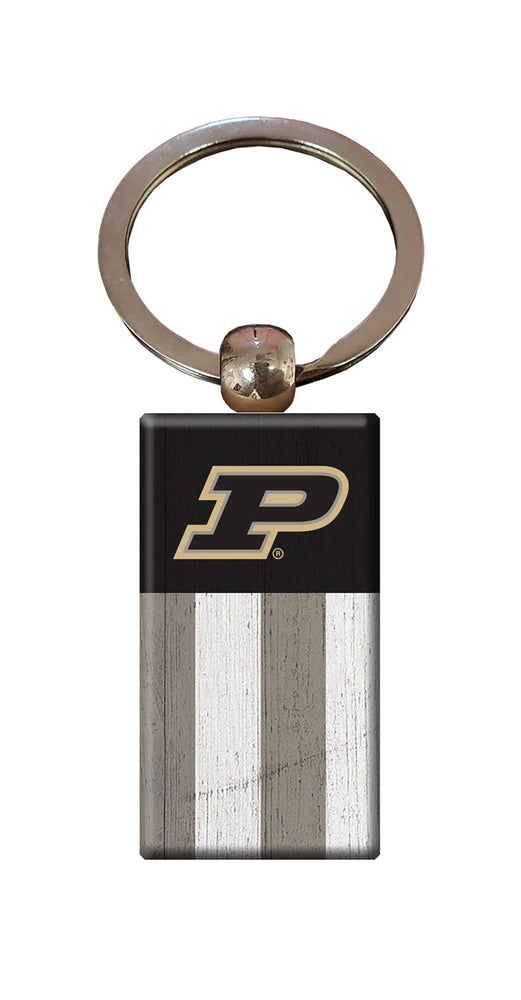 Wholesale C2055-Rectangle Flag Keychain / C2055-Purdue