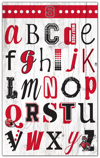 Wholesale C2020-Alphabet 11x19 / C2020-NC State