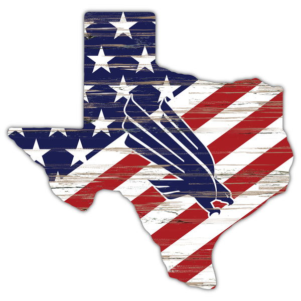 Wholesale C2043-American Flag State Cutout 12in / C2043-North Texas