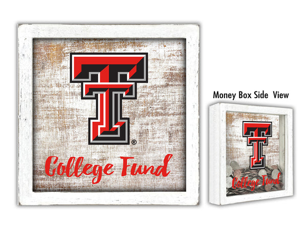 Wholesale C1060-College Fund Money Box / C1060-Texas Tech