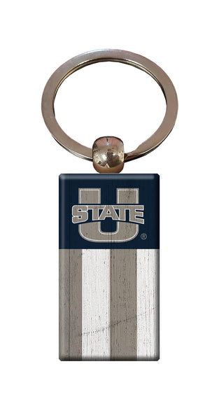 Wholesale C2055-Rectangle Flag Keychain / C2055-Utah State