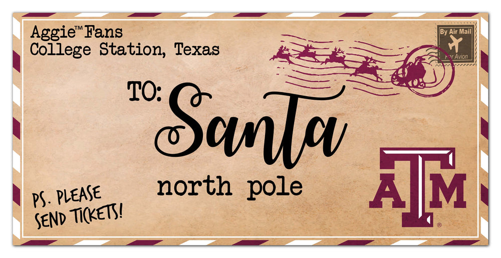 Wholesale C1051-To Santa 6x12 / C1051-Texas A&M