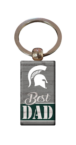 Wholesale C2051-Best Dad Keychain / C2051-Michigan State