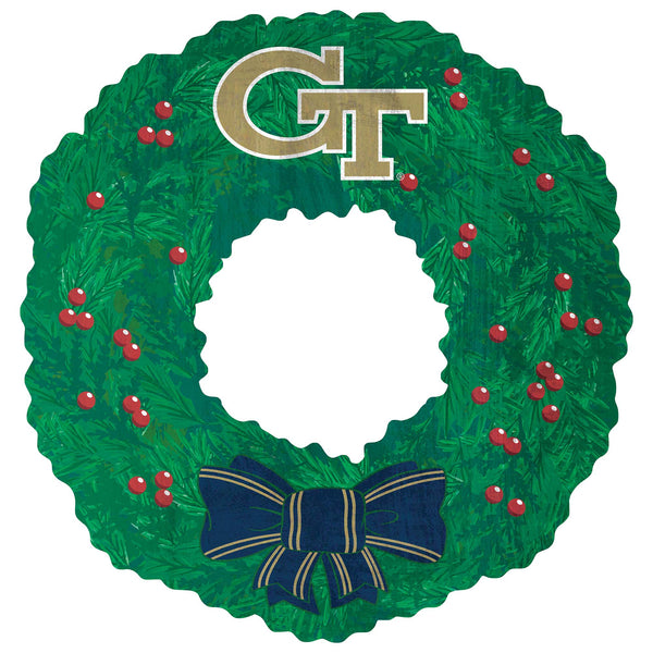 Wholesale C1048-Team Wreath / C1048-Georgia Tech