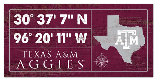 Wholesale C2047-Cordinates 6x12 / C2047-Texas A&M