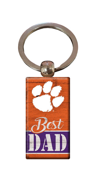 Wholesale C2051-Best Dad Keychain / C2051-Clemson