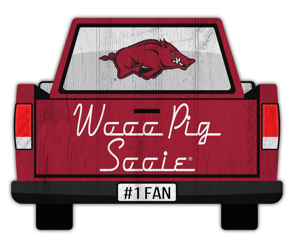 Wholesale C2014-Slogan Truck Back 12in Sign / C2014-Arkansas