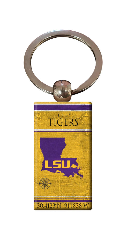 Wholesale C2052-Coordinates Keychain / C2052-LSU