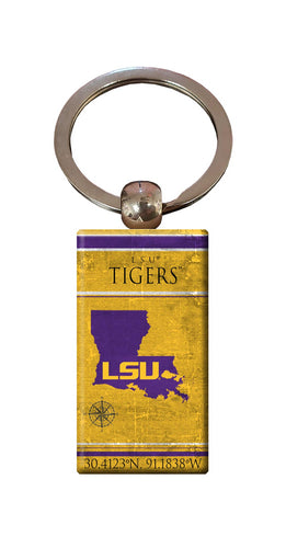 Wholesale C2052-Coordinates Keychain / C2052-LSU