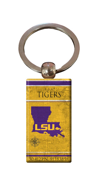 Wholesale C2052-Coordinates Keychain / C2052-LSU