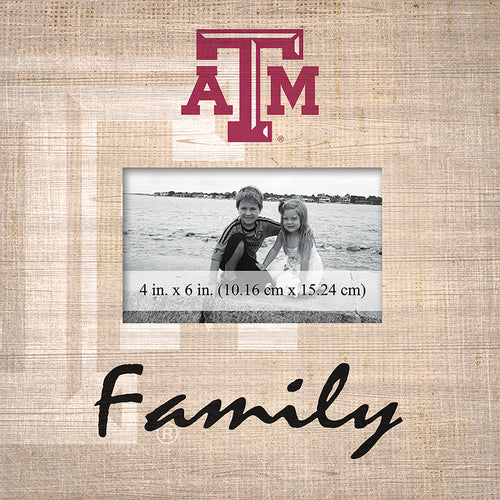 Wholesale C0943-Family Burlap Frame / C0943-Texas A&M