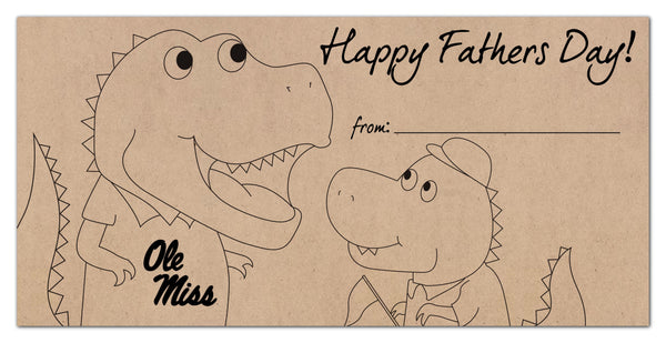 Wholesale C1081-Father's Day Color-In 6x12 / C1081-Ole Miss