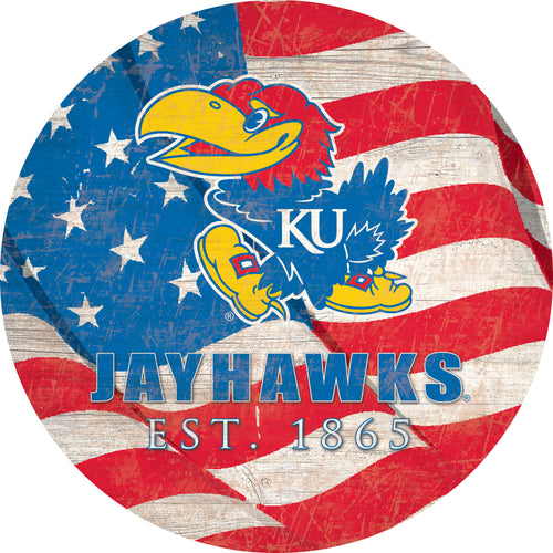 Wholesale C1058-Team Color Flag 12in / C1058-Kansas
