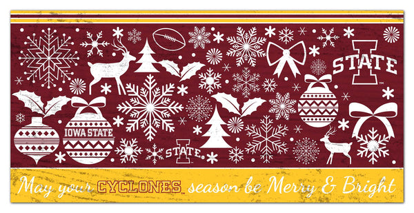 Wholesale C1052-Season Merry Bright 6x12 / C1052-Iowa State