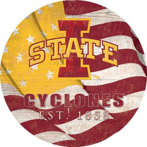 Wholesale C1058-Team Color Flag 12in / C1058-Iowa State