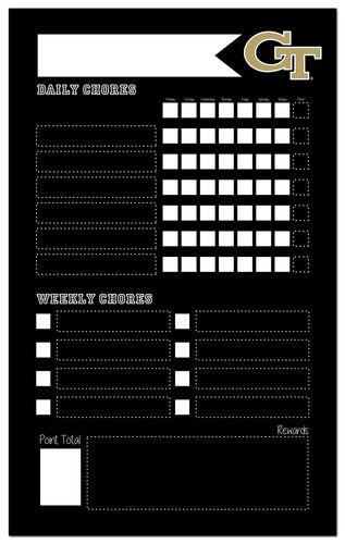 Wholesale C2021-Chores Chalkboard 11x19 / C2021-Georgia Tech