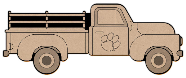Wholesale C1083-Truck Color-In 12in Cutout / C1083-Clemson