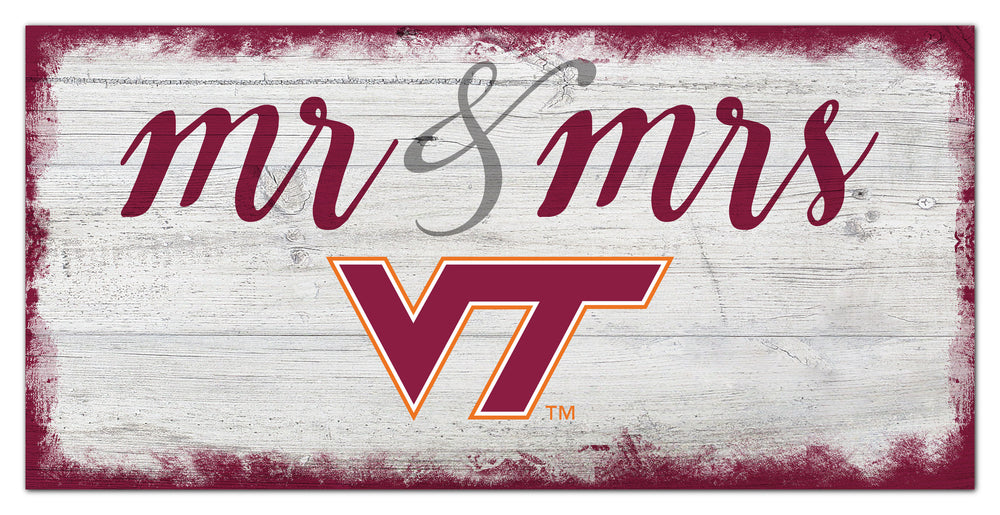 Wholesale C1074-Mr Mrs 6x12 / C1074-Virginia Tech