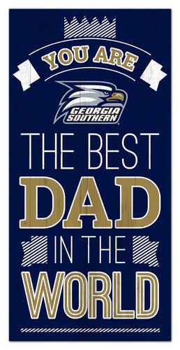 Wholesale C1079-Best Dad in the world 6x12 / C1079-Georgia Southern